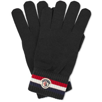 Moncler Tricolour Logo Gloves 3A000-A9575-03-999