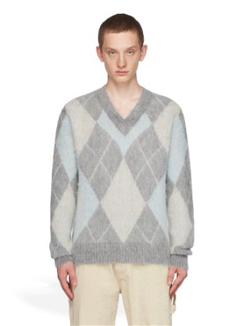 AMI Argyle Sweater UKS218.KN0030