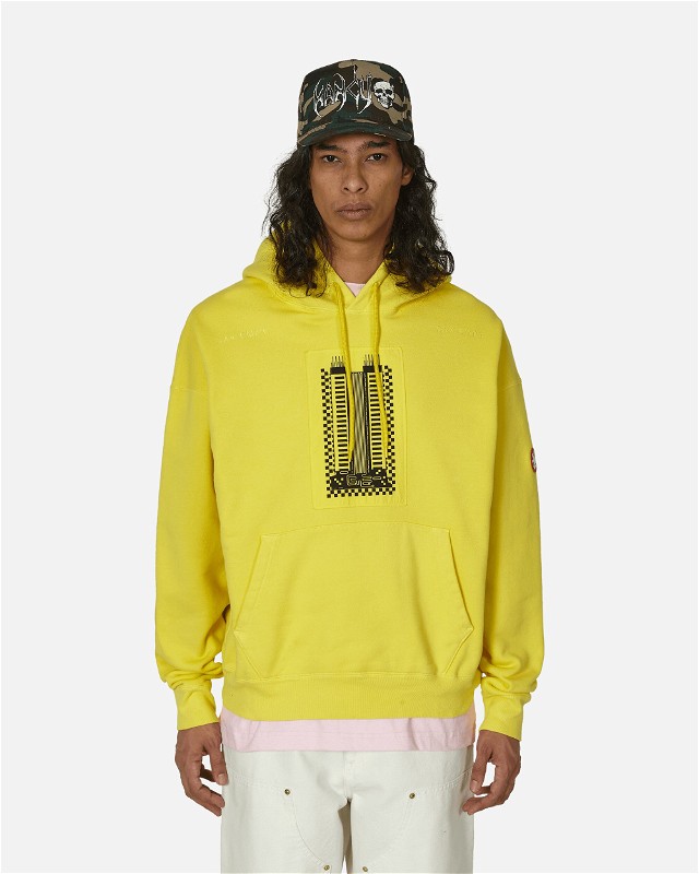 Overdye Reprocess Heavy Hooded Sweatshirt Yellow