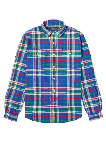 Polo by Ralph Lauren Brushed Flannel Plaid Check Shirt 710916601001