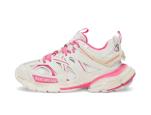 Track Sneaker "White Fluo Pink"