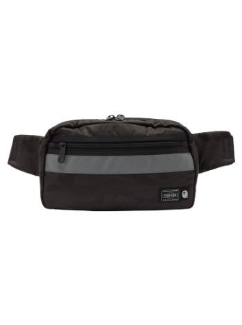 BAPE Porter Solid Camo Waist Bag Black 001SGJ301903C-BLK