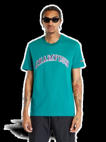 Champion Crewneck T-Shirt Bottle Green 219180 CHA GS571