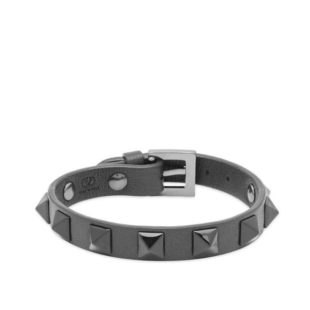 Men's Rock Stud Bracelet Nero