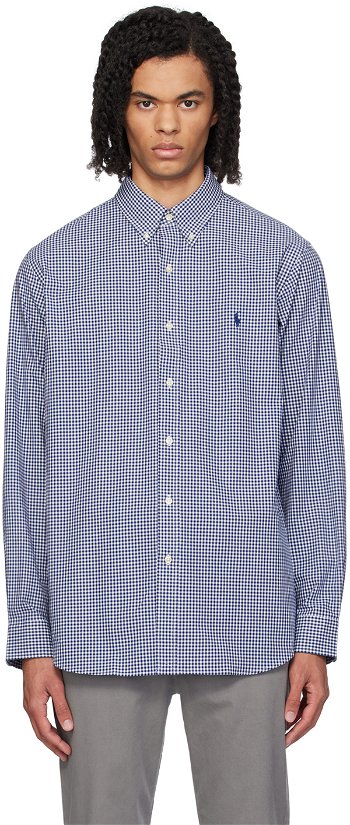 Polo by Ralph Lauren Navy Gingham Shirt 710929342001