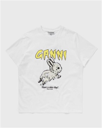 GANNI Basic Jersey Bunny Relaxed T-shirt T3996-151