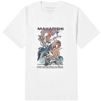 Maharishi Double Dragon T-Shirt 1080-WHT