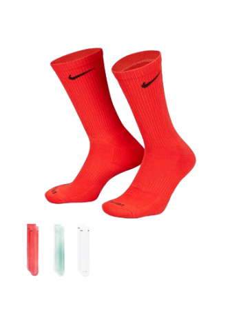 Nike Everyday Plus Cushioned Training Crew Socks 3 Pairs SX6888-929