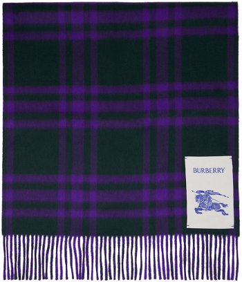 Burberry Check Scarf Green / Purple 8076257