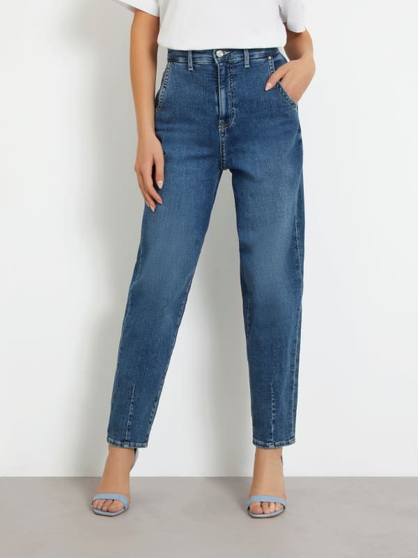 High Rise Relaxed Denim Pant