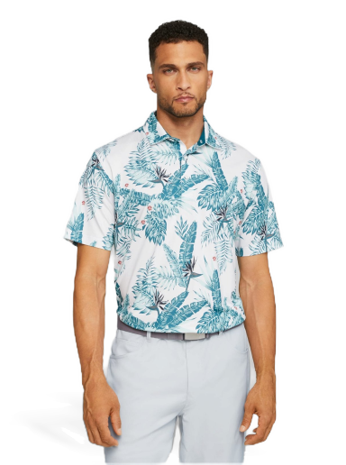 Cloudspun Aloha Golf Poloshirt Herren, Weiß,
