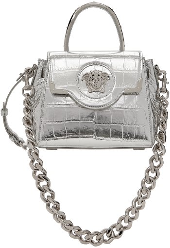 Versace Medusa Top Handle Bag "Silver" DBFI040_1A10014_1E56P