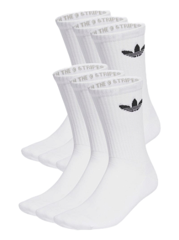 adidas Originals Trefoil Cushion Crew Socks –⁠ 6 pack IJ5619