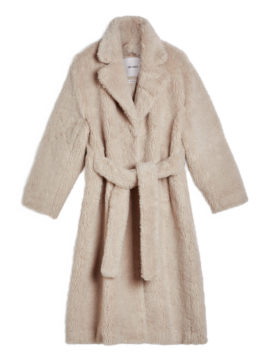 Eden Shearling Wrap Coat