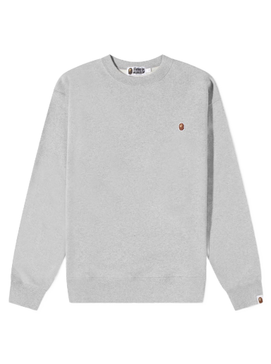 Head One Point Relaxed Fit Crew Sweat Grey