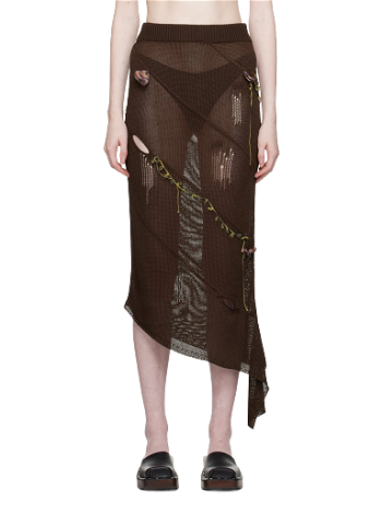 Acne Studios Flower Midi Skirt AF0399-