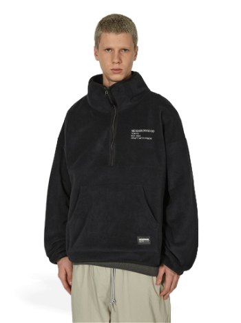 Neighborhood Half Zip Fleece Jacket 232OKNH-CSM06 BK