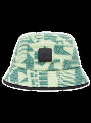 The North Face Fleeski Street Bucket Hat Misty Sage Irregular Geometry Print NF0A3SJ1OZA1