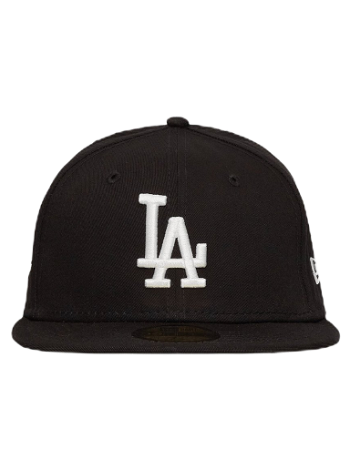 New Era LA Dodgers Team Side Patch 59FIFTY Fitted Cap 60364383 BLKWHI