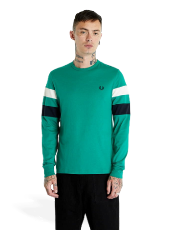 Fred Perry Panelled Sleeve LS T-shirt M5685 R34