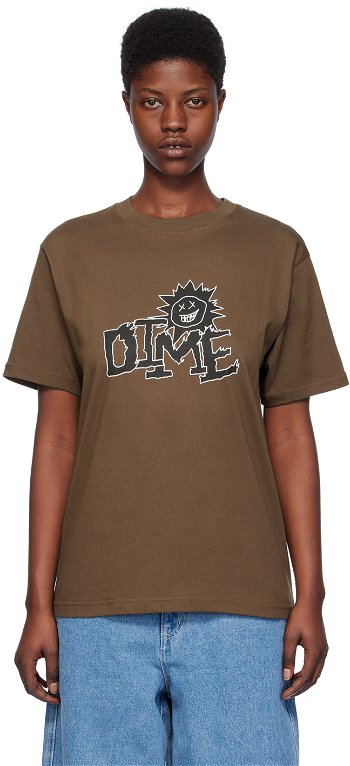Dime Sunny T-Shirt DIMEHO2324BRW