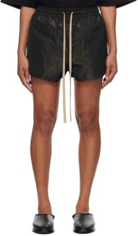 Black Drawstring Shorts