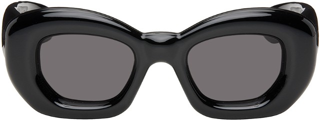 Black Inflated Butterfly Sunglasses