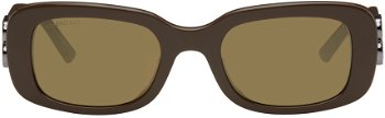 Balenciaga Rectangular Sunglasses BB0310SK-004