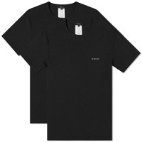 Stretch Cotton Logo Tee - 2 Pack