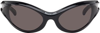 Balenciaga Dynamo Round Sunglasses BB0317S-001