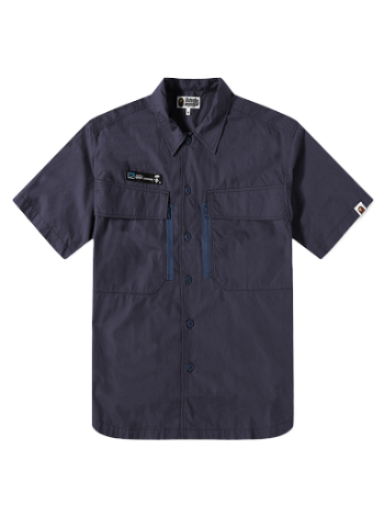 BAPE Big Pocket Shirt Navy 001SRJ301004M-NVY