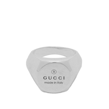 Gucci Trademark Chevalier Ring Large "Silver" YBC774755001011