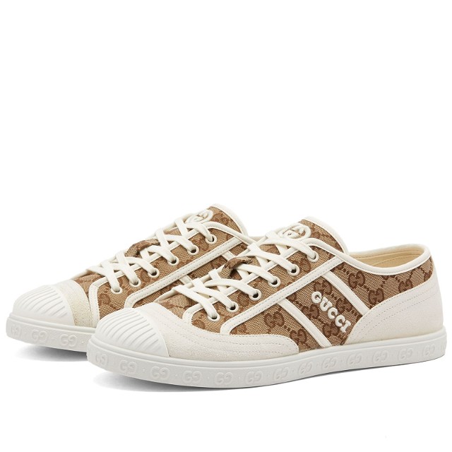 Men's Nyal Sneakers in White/Brown, Size UK 7 | END. Clothing