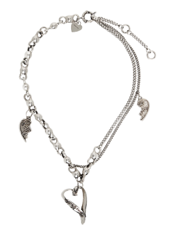 Acne Studios Silver Charm Necklace C50395-