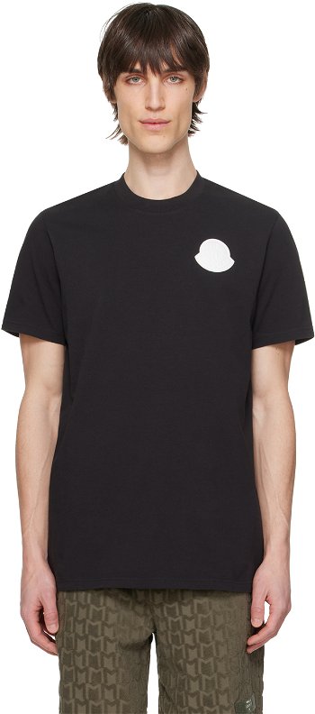 Moncler Black Patch T-Shirt J10918C0004583927