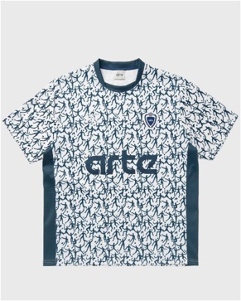 Arte Antwerp Printed Futebol T’shirt SS24-152T-WHITE-NAVY