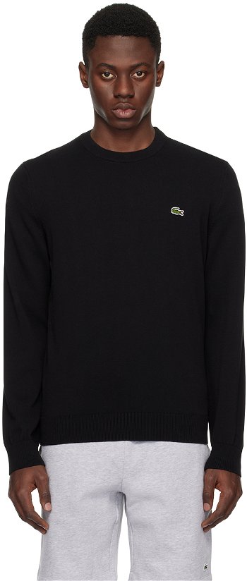 Lacoste Black Crewneck Sweater AH1985_031