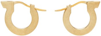 FERRAGAMO Brass Hoop Earrings 760724 - 770843