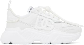 Dolce & Gabbana White Daymaster Sneakers CK1908 AG085