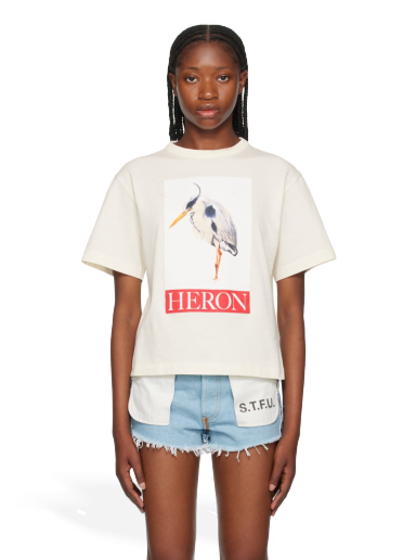 Heron Bird Painting T-Shirt