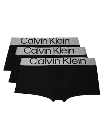 CALVIN KLEIN Underwear Three-Pack Black Reconsidered Steel Boxers NB3074G