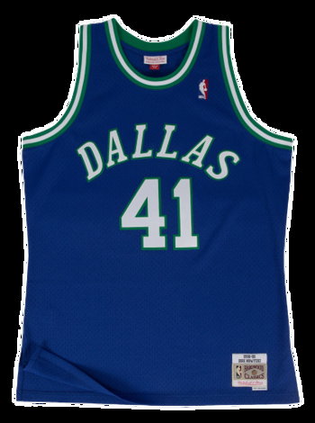 Mitchell & Ness Dallas Mavericks Dirk Nowitzki Swingman Jersey SMJYGS18158-DMAROYA98DNO