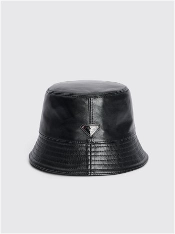 Prada Capelli Hat Nappa Lamb Leather Black 2HC137 2ATN F0002