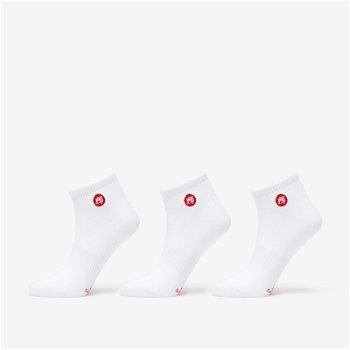 Footshop Ankle Socks 3-Pack White FTSHP_373
