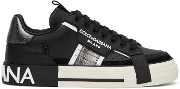 Dolce & Gabbana Black & Silver NS1 Sneakers CS1863AO223