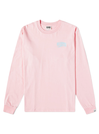 BILLIONAIRE BOYS CLUB Long Sleeve Small Arch Logo Tee Pink BC007-PNK