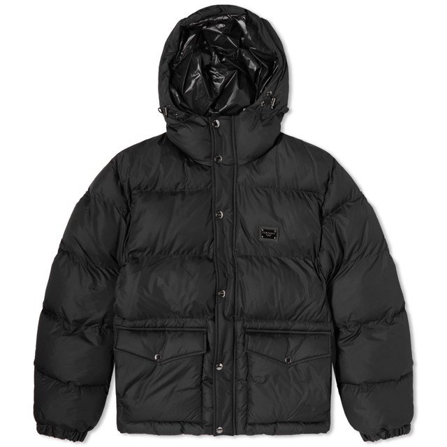 Plate Covertible Down Jacket Gilet Black