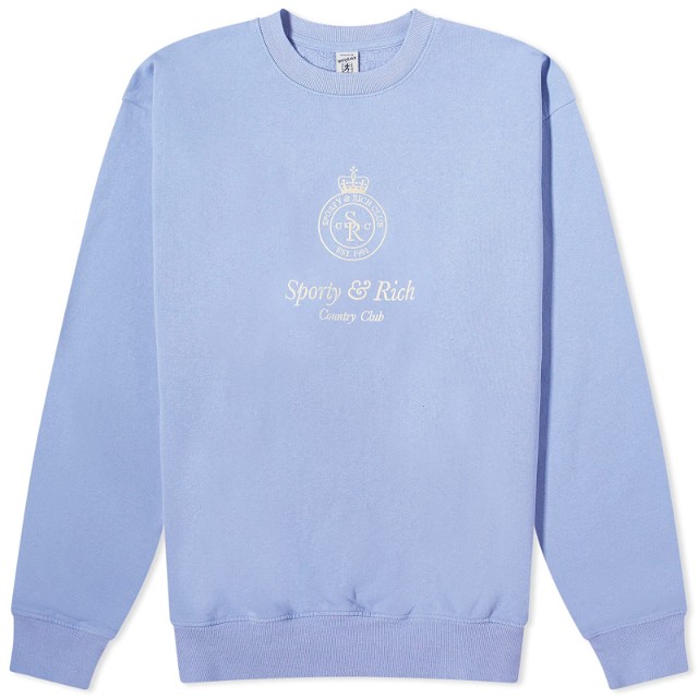 Crown Embroidered Crew Sweat