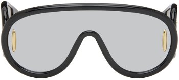 Loewe Black Wave Mask Sunglasses LW40108IM0001C