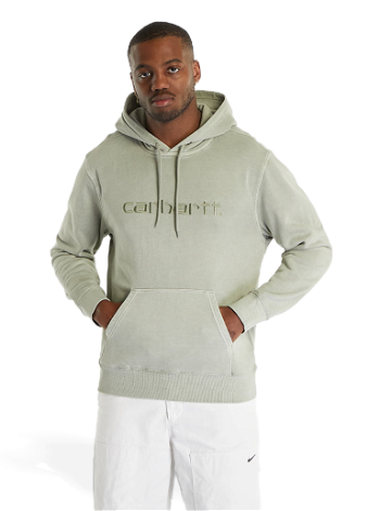 Carhartt WIP Hooded Duster Sweat UNISEX Yucca Garment Dyed I030145.1CTGD